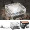 Stiklinė saulės lempa – kubas 7 × 7 × 5 cm, šaltai balta LED