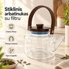 Stiklinis arbatinukas su dangteliu 1000 ml