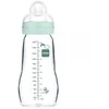 MAM 260 ml stiklinis buteliukas su žaliu dangteliu