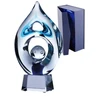 Stiklinis trofėjus su dėklu