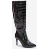 Stiletto batai su kulnais juodos spalvos Reanwenna