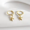 Stilingi auskarai Coral Gold