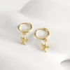 Stilingi auskarai Coral Gold