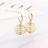 Stilingi auskarai Globe Gold