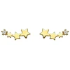Stilingi auskarai Orion Gold