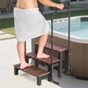 VEVOR Spa laiptai su turėklu 3 pakopų