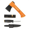 Fiskars rinkinys 1057913, kirvis + peilis + galąstuvas
