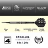 Strėlytės Harrows Chizzy Series 4, 90% minkšto galiuko