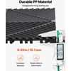 VEVOR Susijungiančios drenažinės kilimėliai 310 x 310 mm juoda