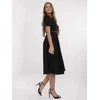 Suknelė juoda elegantiška ilgarankovė