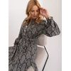 Suknelė-LK-SK-509107.00X-pilka-juoda