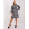 Suknelė-LK-SK-509476.28P-pilka-juoda