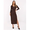 Suknelė Sukienka-IT-SK-21619.97-ciemny ruda