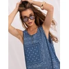 Suknelė Sukienka-IT-SK-FL9222QYTS.94-ciemny mėlyna