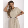 Suknelė Sukienka-MI-SK-A2494.99-smėlio spalva