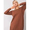 Suknelė šviesiai ruda RV – elegancijai ir jaukumui kasdien.