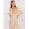 Suknelė šviesiai smėlio spalvos IT SK – elegancijai ir lengvumui kiekvieną dieną.