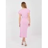 Suknelė šviesiai violetinė elegantiška kokteilinė