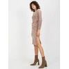 Suknelė tamsiai smėlio spalvos
