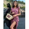 Suknelė-TW-SK-2206.04P-tamsiai rožinė
