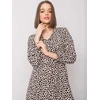Suknelė-WN-SK-R817.66-šviesiai smėlio spalvos