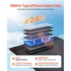 VEVOR 100W bifacial saulės panelė N-Type 16BB