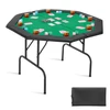 VEVOR 1220 mm sulankstomas pokerio stalas 8 žaidėjams