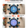 VEVOR Sulankstomas pokerio stalas 8 žaidėjams