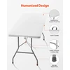 VEVOR 180 cm sulankstomas plastikinis lauko stalas