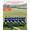 VEVOR Sulankstoma suoliukas 6 vietų su krepšiu