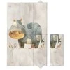 CEBA 307-000-780 Sulankstomas vystymo kilimėlis didelis 50x80 Basic Cosy Hippo