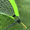 Smj Sulenkiama futbolo treniruočių vartai – neono žalia (M) 120x80x80 cm