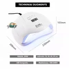 SUN 54W UV / LED hibridinė lempa nagams