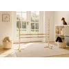 Šuolių kliūtis Hobby Horse 120 cm smėlio ir šviesiai rožinė su dviem kartelėmis