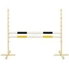 Šuolių kliūtis hobby horse juoda ir geltona 120 cm