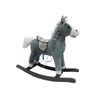 Lean Toys Supamasis arkliukas 74 cm, pilkas