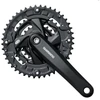 Priekinis žvaigždžių blokas Shimano ALTUS FC-M371-44T 175MM 9-speed juodas-44X32X22T