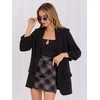 Švarkas moterims -DHJ-MA-7684.15P-juoda