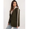 Švarkas moterims -DHJ-MA-A8398.14X-khaki