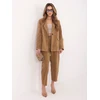 Švarkas moterims -IT-MA-FL9958.90-camelowy