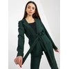 Švarkas moterims -LK-MA-507798-1,15P-tamsiai žalia