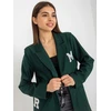 Švarkas moterims -LK-MA-509286-2,45P-tamsiai žalia