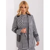 Švarkas moterims -LK-MA-509511.99-balta-juoda