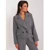 Švarkas moterims LK-MA-509562-1,03-pilka-juoda