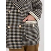 Švarkas moterims -LK-MA-510149.93-juoda-geltona