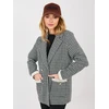 Švarkas moterims -LK-MA-510149.93-juoda-žalia