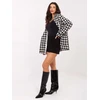 Švarkas moterims LK-MA-510158.96-juoda-balta