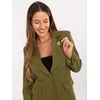 Švarkas moteriškas alyvuogių spalvos
