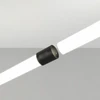 Šviečiančio kabelio XLOOP 18MM sujungimo elementas, juodas