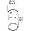 Šviečiančio kabelio XLOOP 25MM laikiklis
